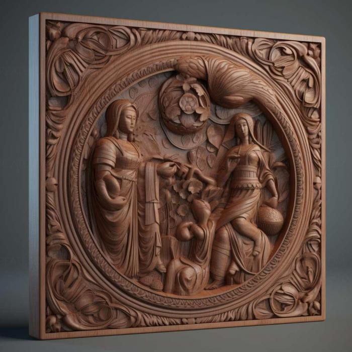 نموذج ثلاثي الأبعاد لآلة CNC 3D Art 